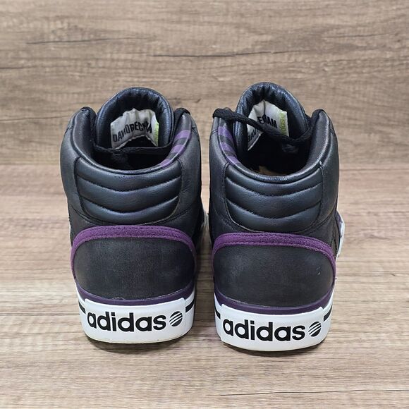 David Beckham x adidas Neo Black Men's Size 11 Black Leather Shoes (G30509) READ - Picture 7 of 12